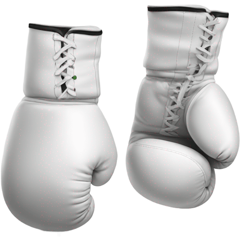 White boxing gloves emoji