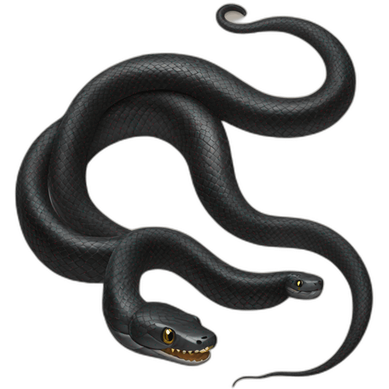 Black snake emoji