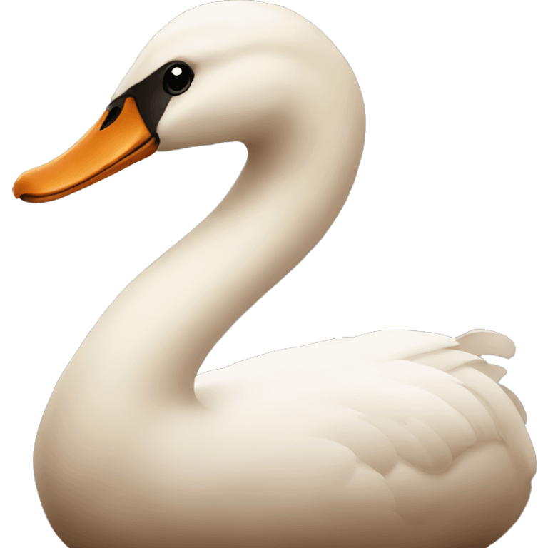 Brown swan emoji