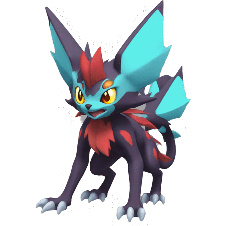 Noivern-Torracat-Zoroark full body emoji