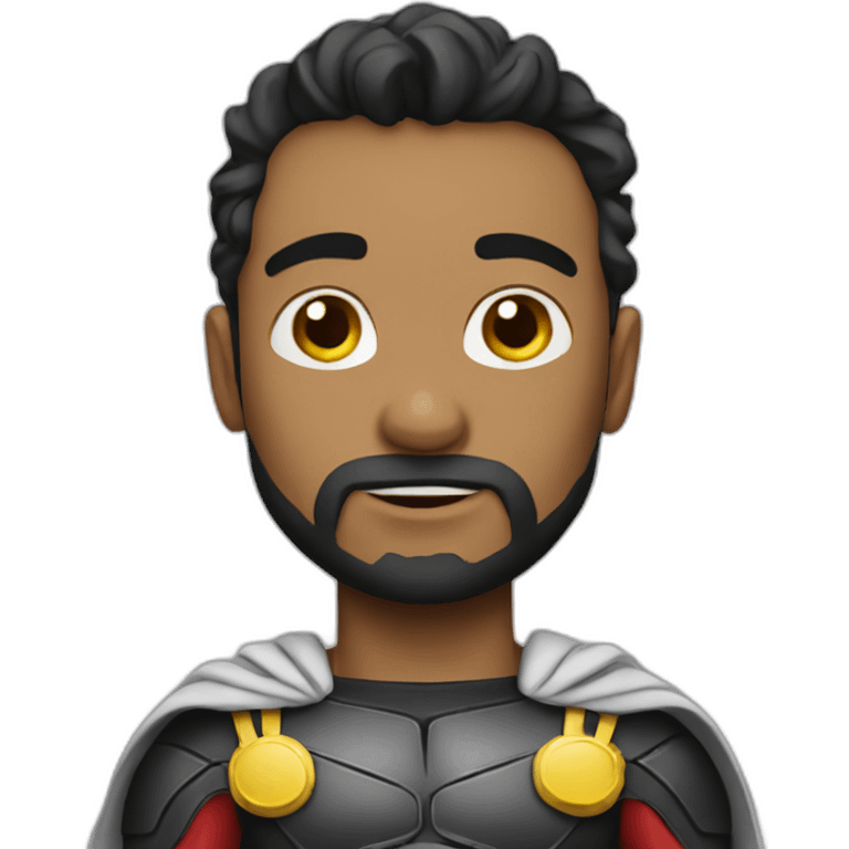 santi super hero emoji