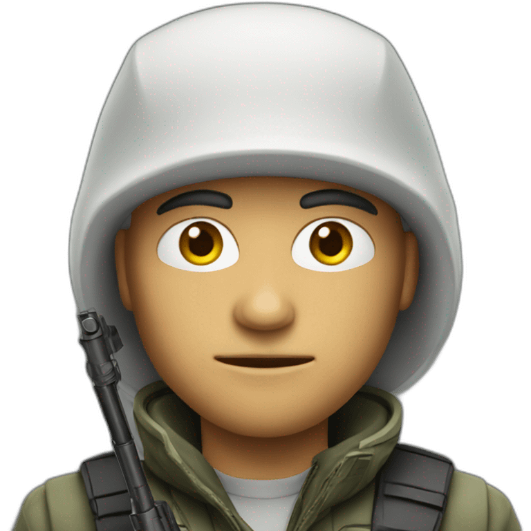 white sniper emoji