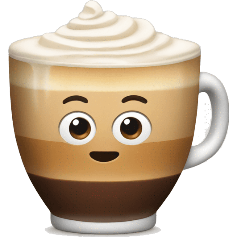 Latte coffee emoji