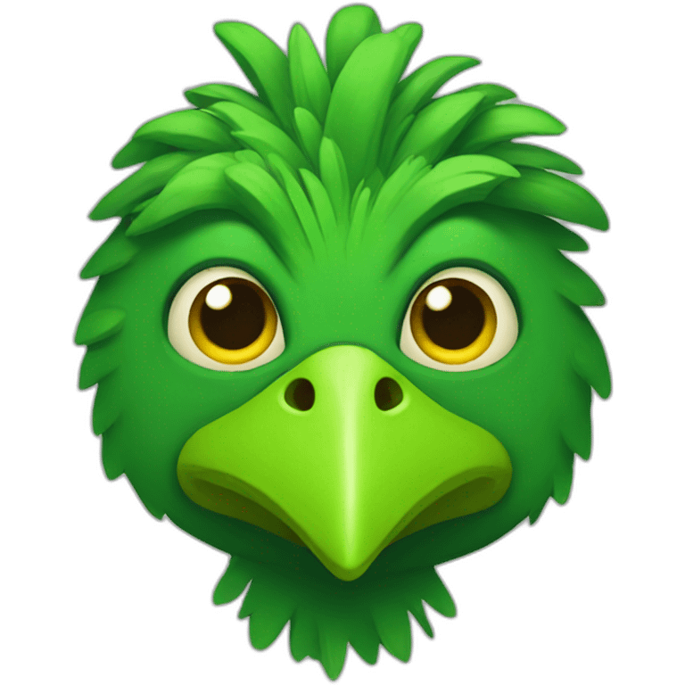 green chicken man emoji