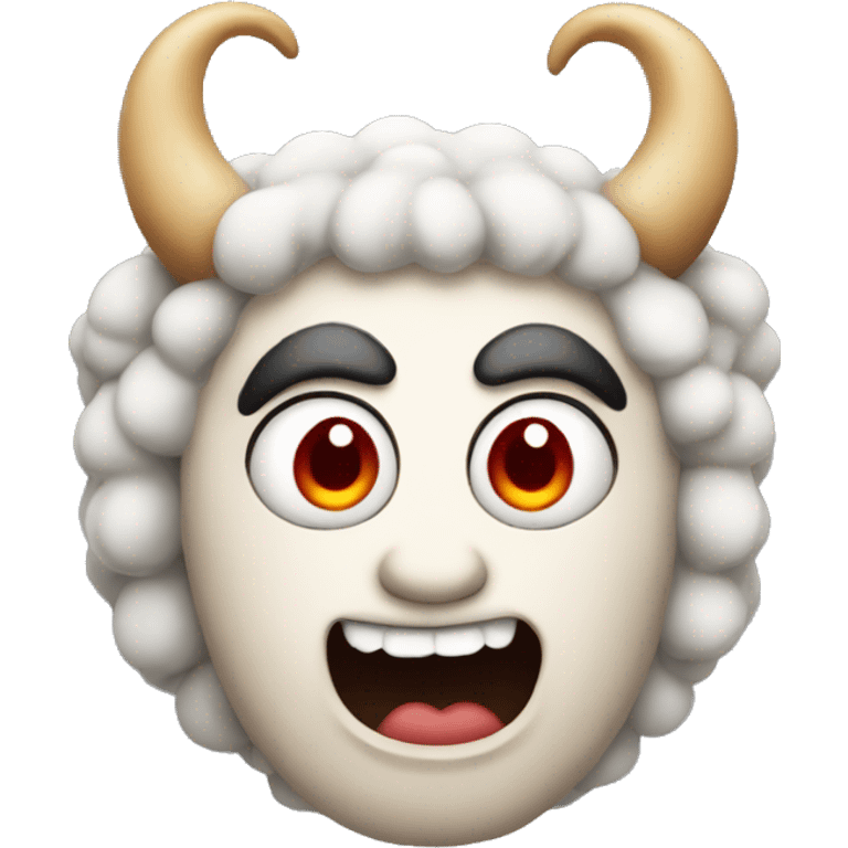 devil in sheep's clothing emoji