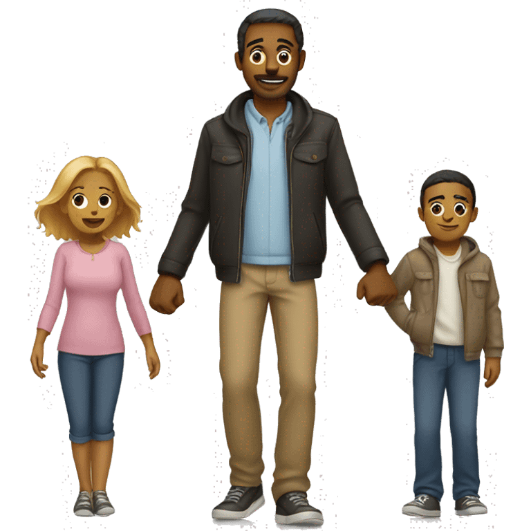 Familia for three emoji