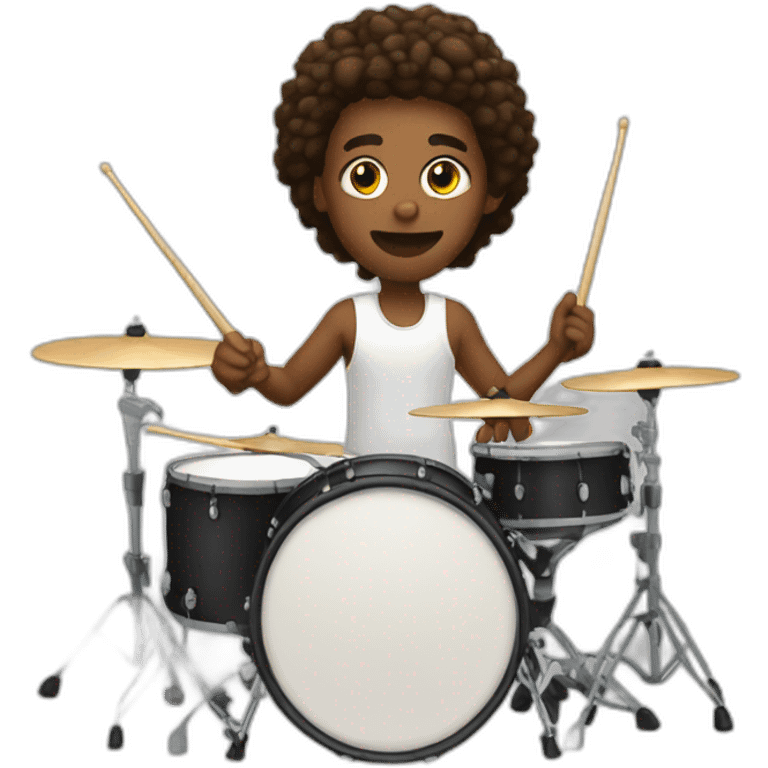 Playing drums  emoji