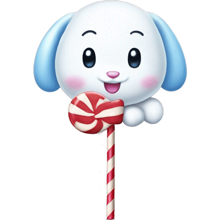 Cinnamoroll witha lollipo emoji