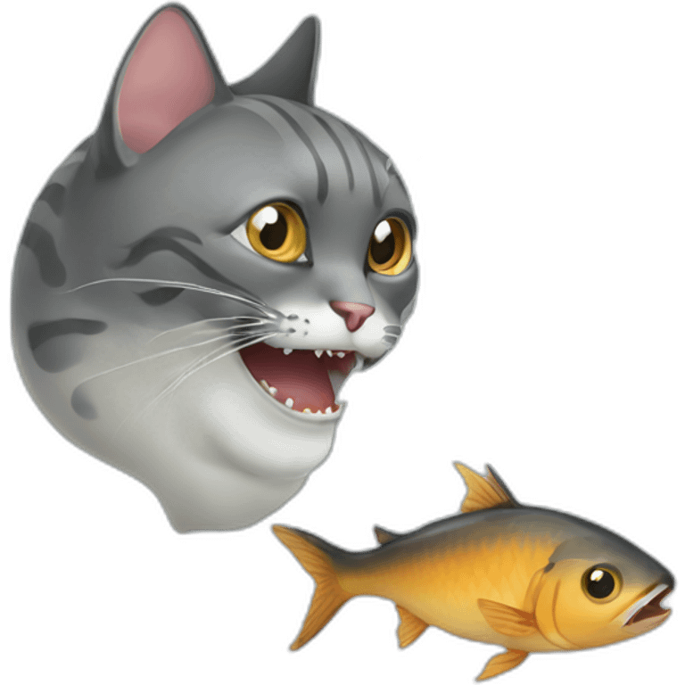 cat-eating-fish emoji