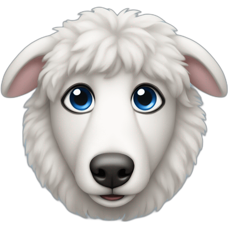 Australian sheeper blue eye emoji