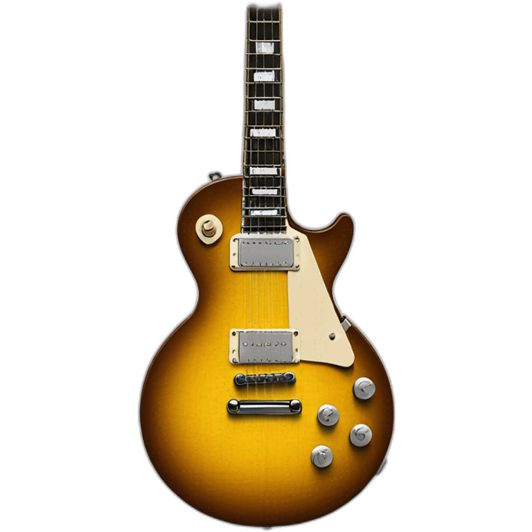 A Gibson les Paul guitar emoji