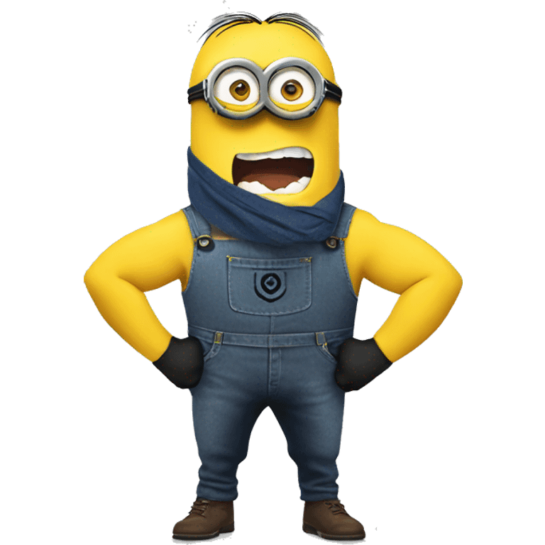 Minion flexing  emoji