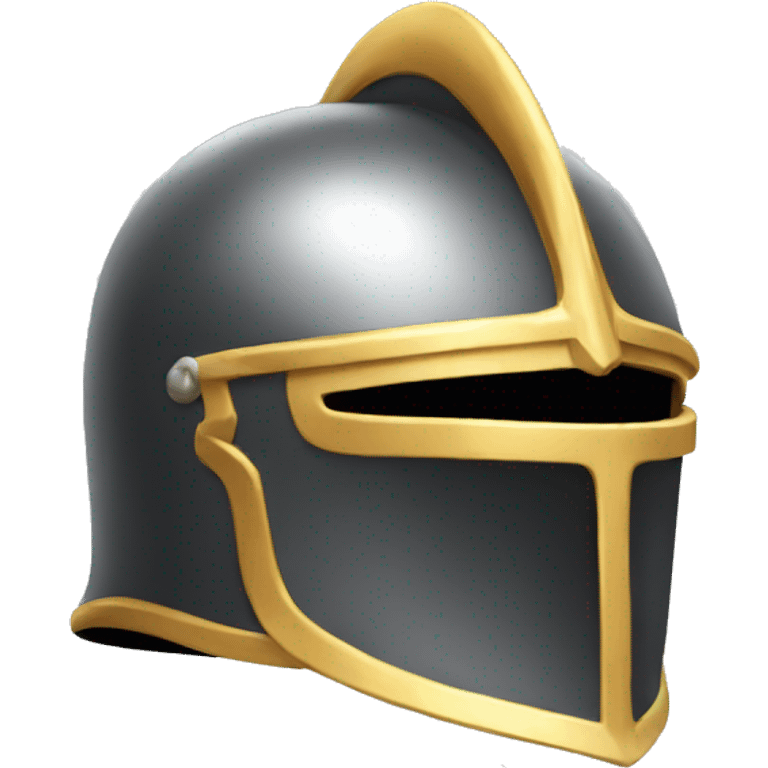 knight helmet with visor emoji