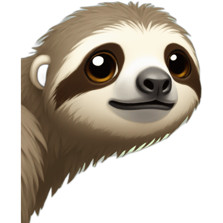 super sad crying cute sloth emoji