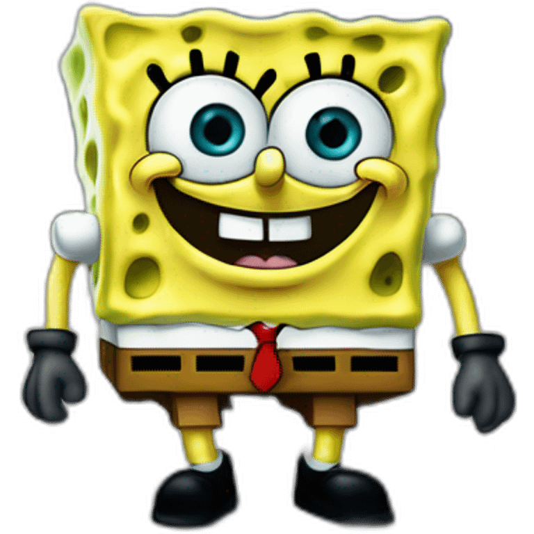 spongebob squarepants on the moon emoji