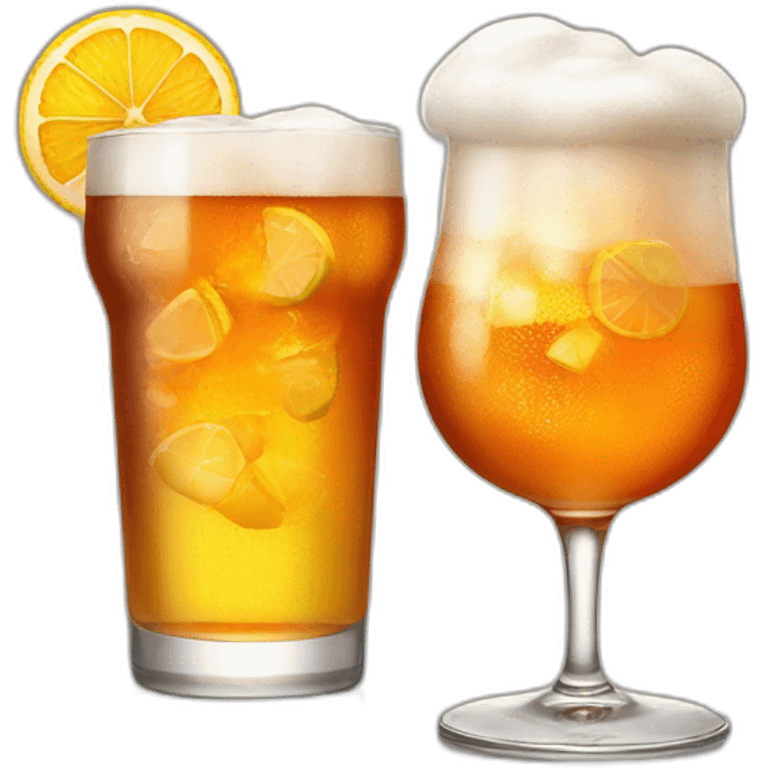 Pint and spritz emoji