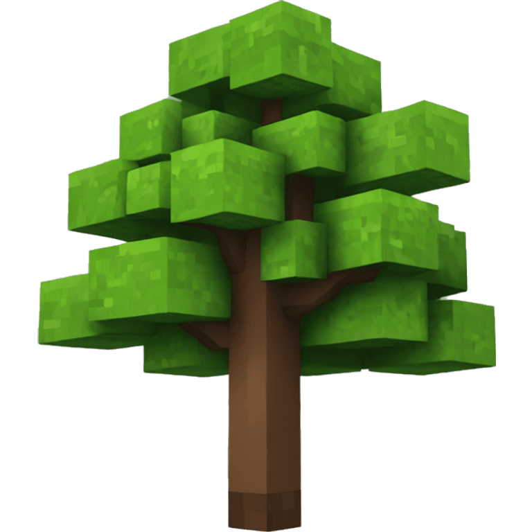 Arbol de minecraft emoji