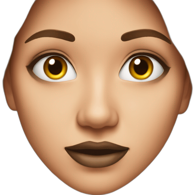 face with running makeup emoji