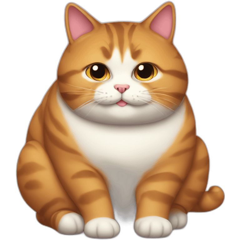 Fat cat emoji