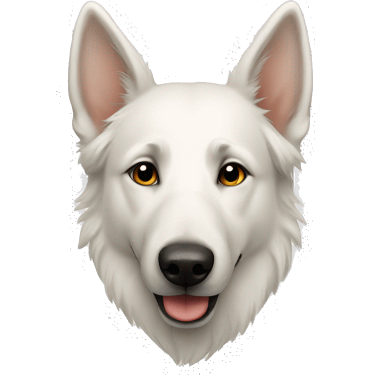 White shepherd  emoji