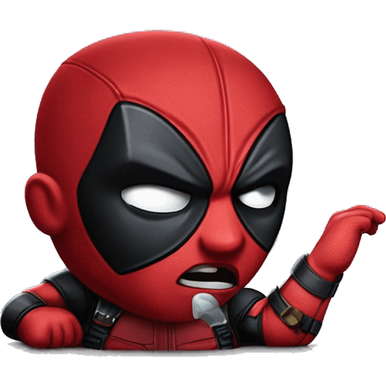 Me as deadpool fed up emoji