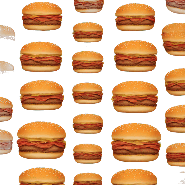 Red Burger emoji