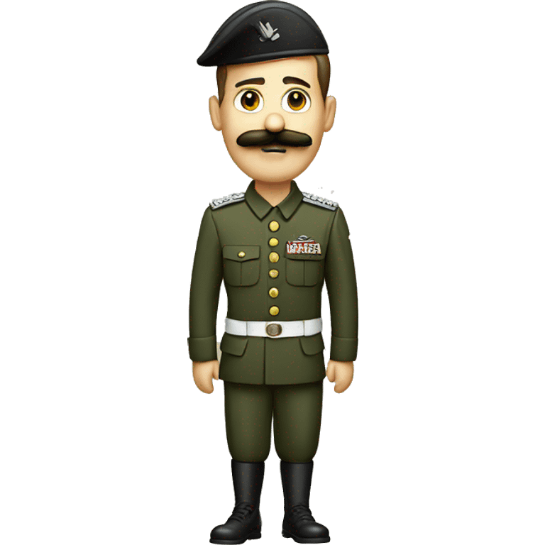 Militar Guy with moustach  emoji