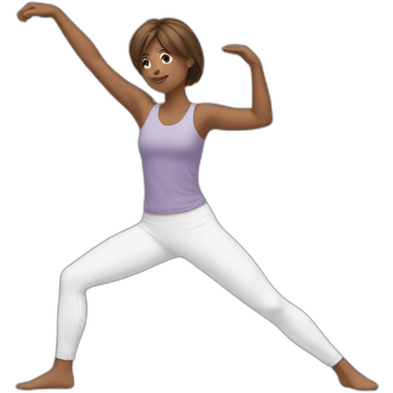 Stretching emoji