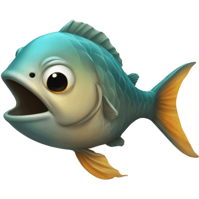 fish blowing a kiss emoji