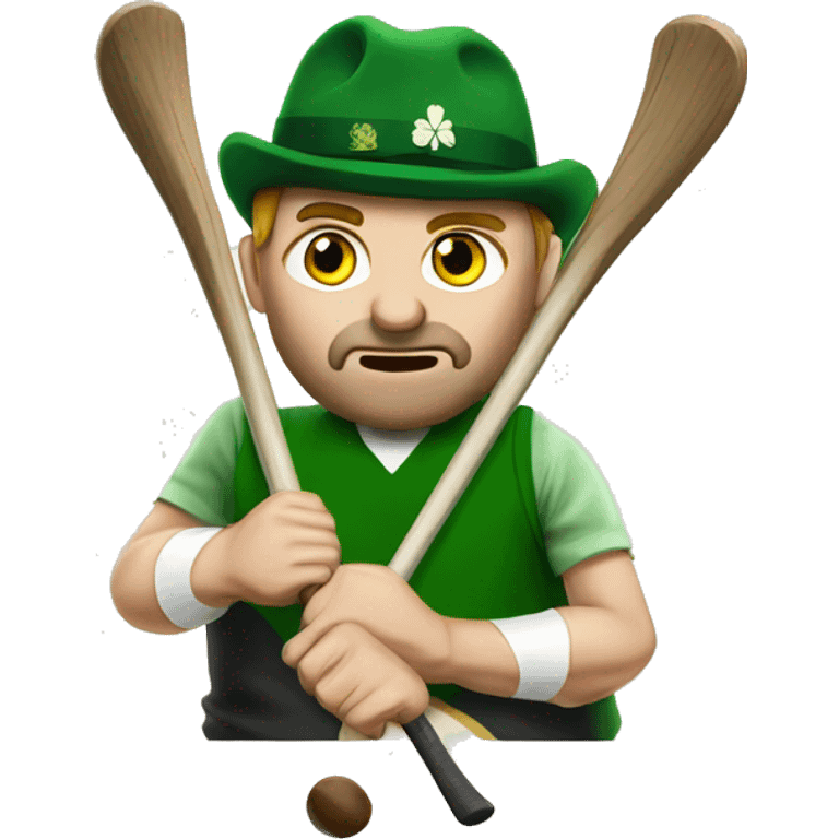 Hurling Irish emoji