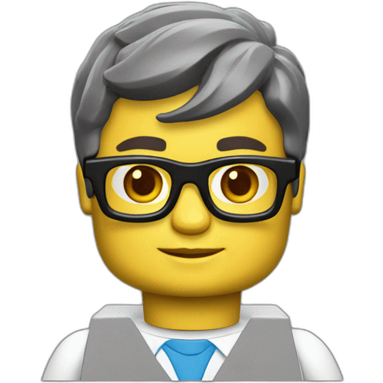 Lego style programmer emoji