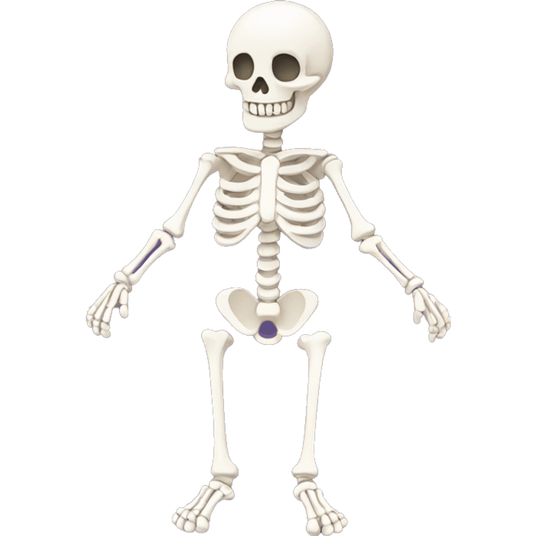 Skeleton with path rope  emoji