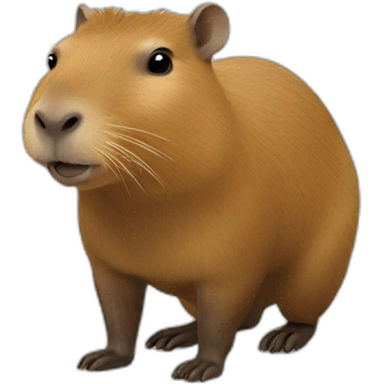 rich capybara emoji