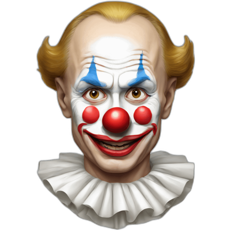 vladimir Putin as a clown emoji