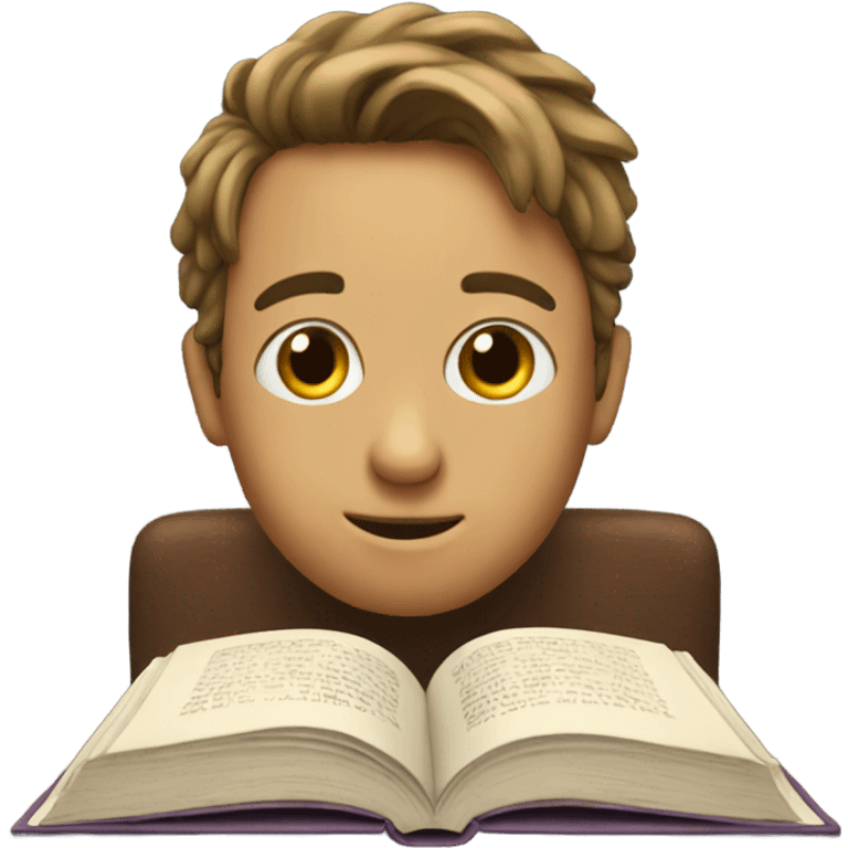 Reading a book emoji