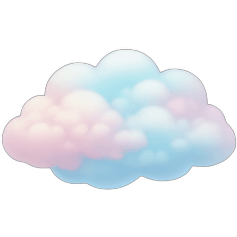 Pastel Cloud emoji