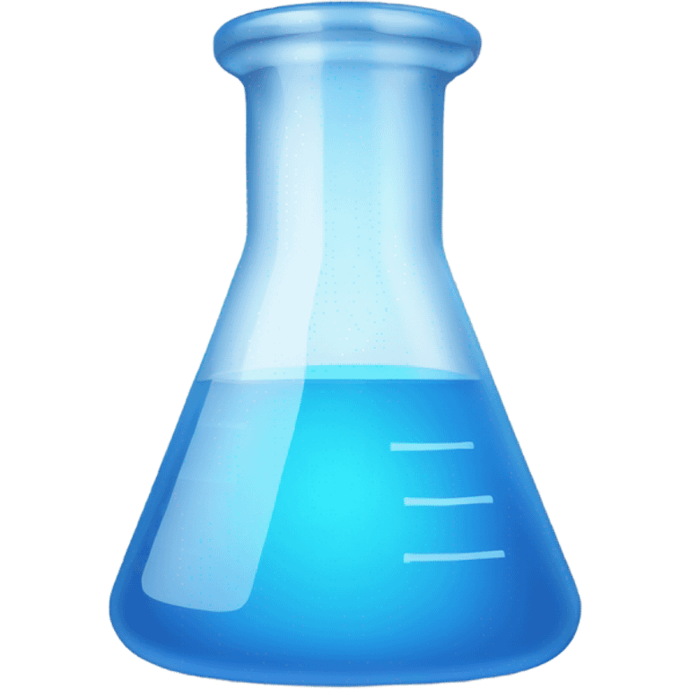 blue erlenmeyer flask emoji