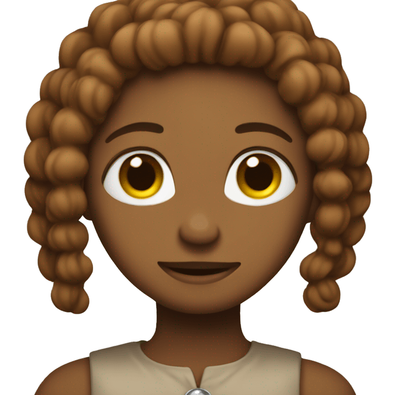 Brown Virgo symbol  emoji