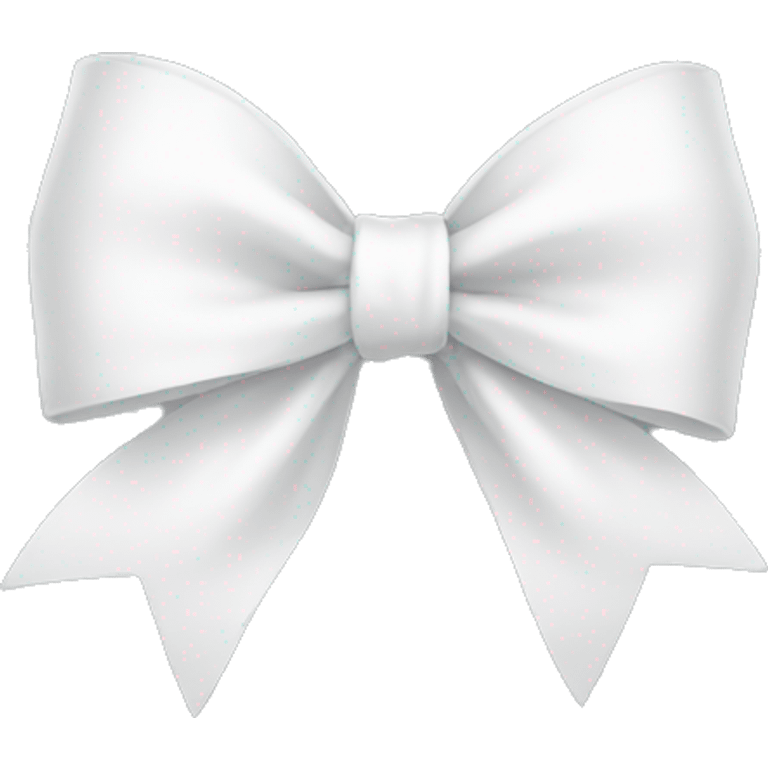 White bow emoji