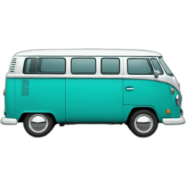 turquoise volkswagen bulli emoji