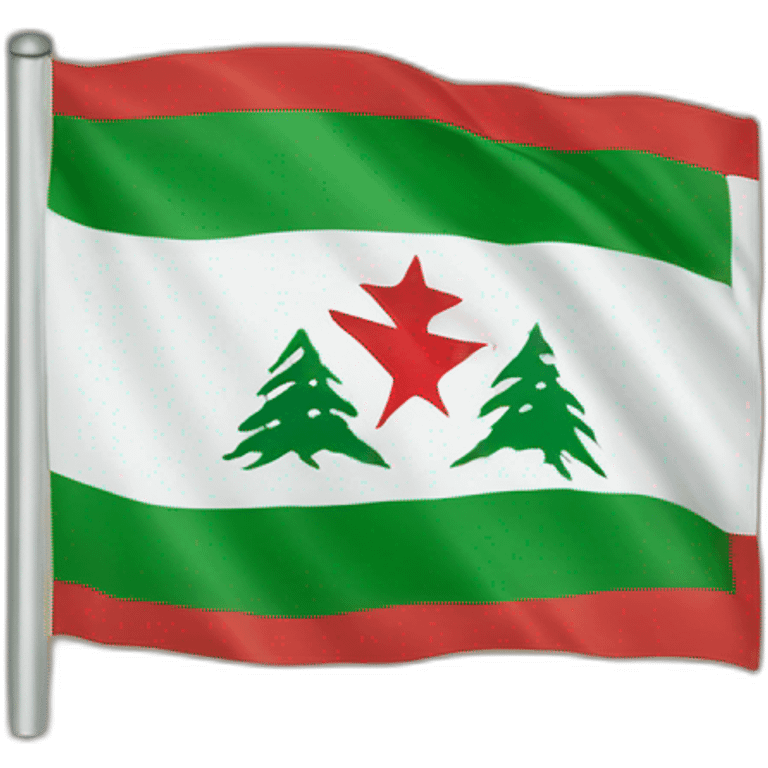 lebanese forces flag as ios flag emoji