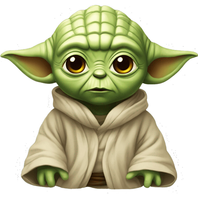 Yoda cute emoji