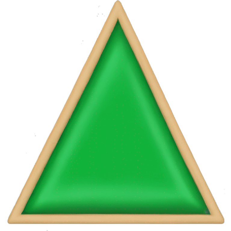 triangle green flag emoji