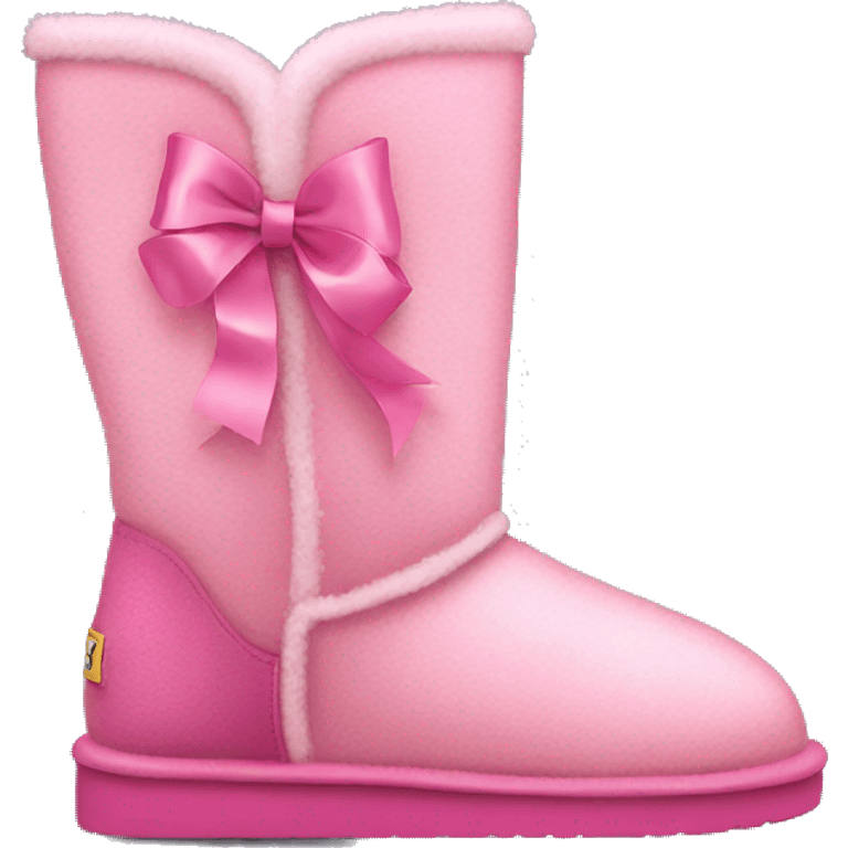 pink uggs with ribbon emoji