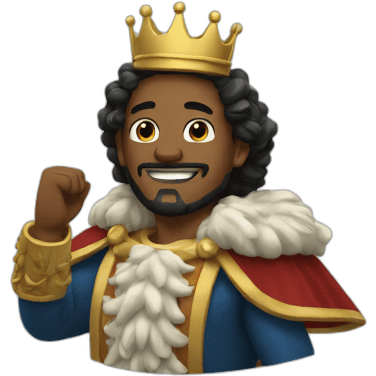 King wave emoji