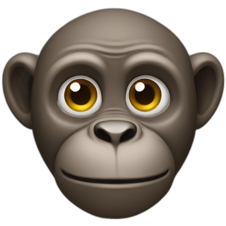 Un singe qui regarde de travers emoji