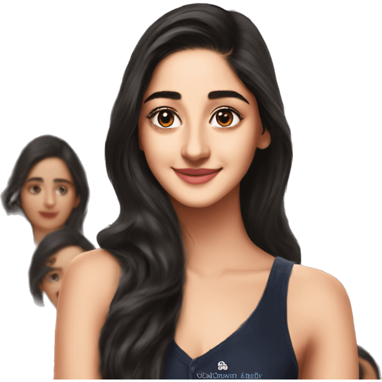 Bollywood actress ananya pandey emoji