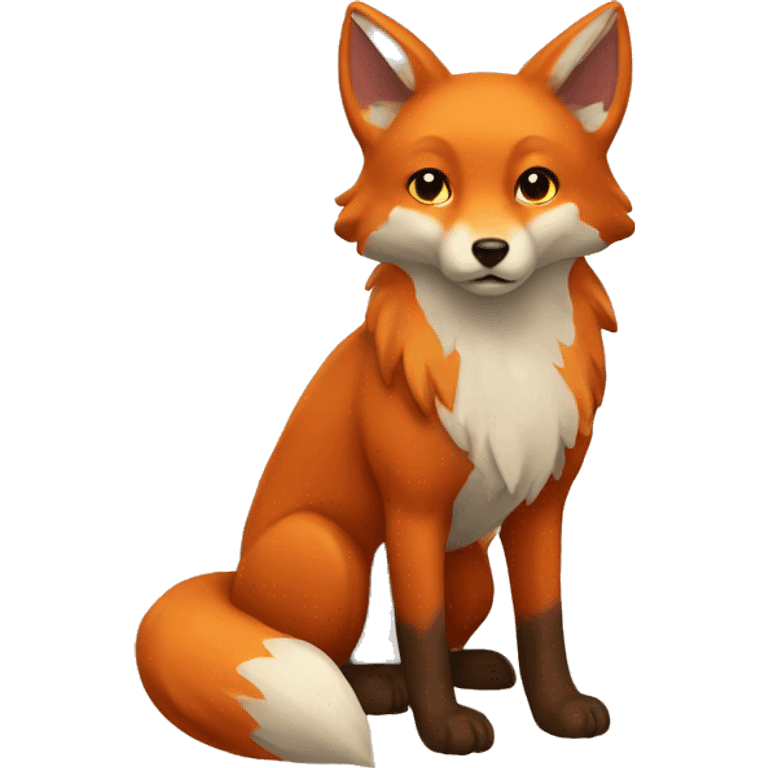 autumn fox emoji