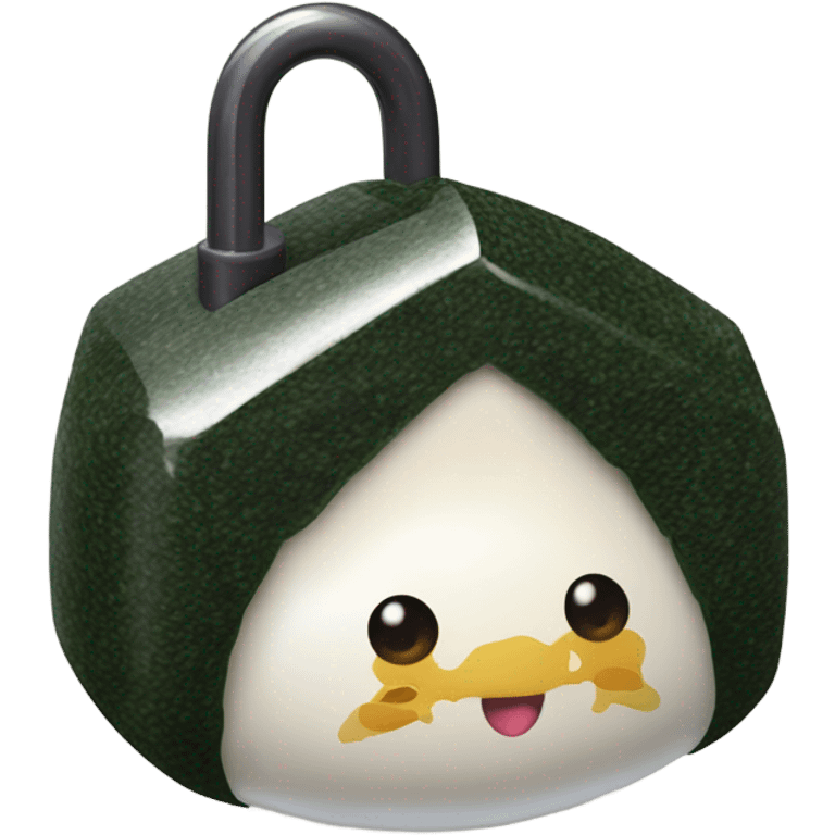 Onigiri lock emoji