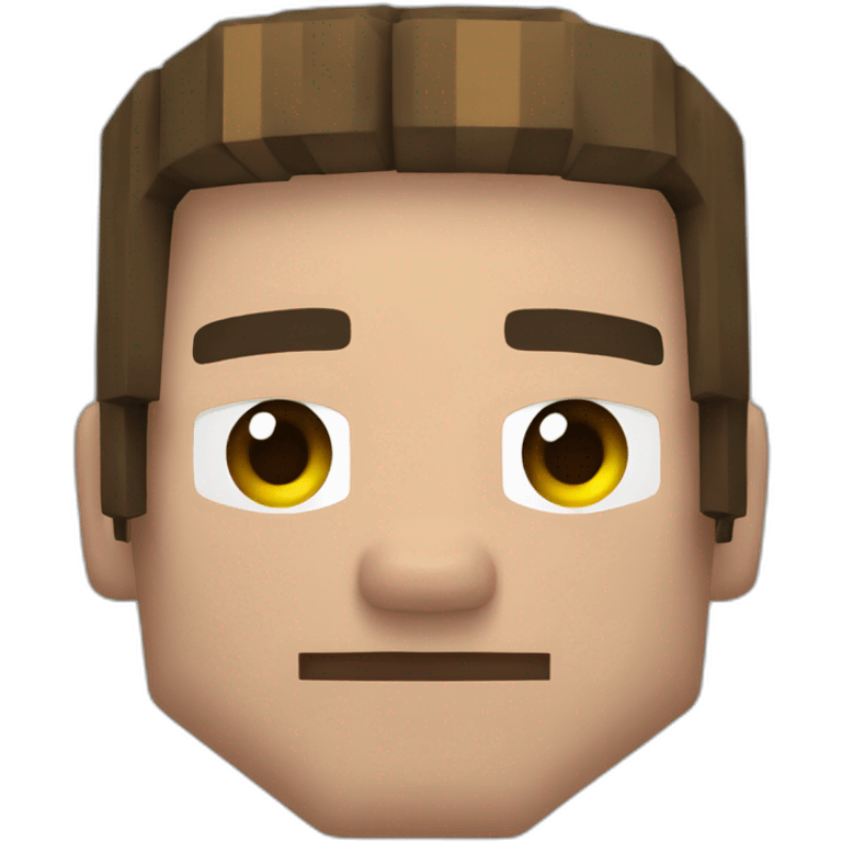 Steve minecraft emoji